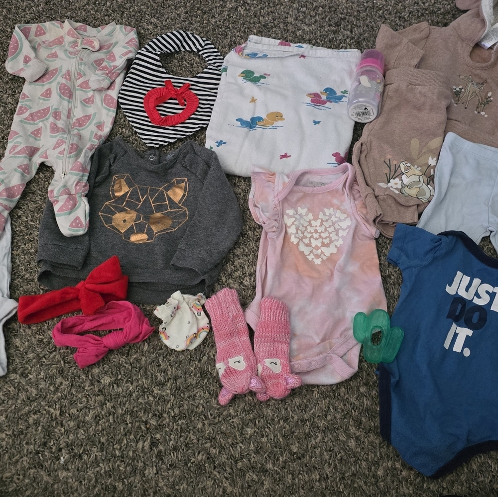 Baby Girl Bundle Clothes Newborn-6months